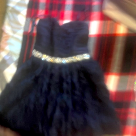 Blue dance dress, size extra small, brand is trixxi - Picture 1 of 2